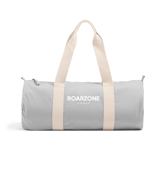 Light Grey Organic Duffle Bag AMRAP Edition