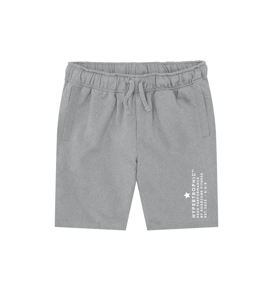 Athletic Grey Printed Mens Shorts