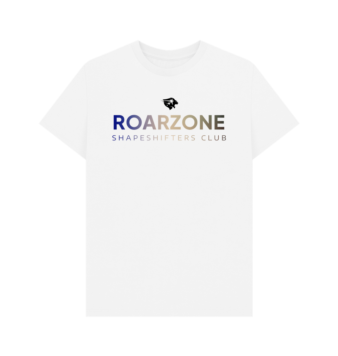 White Organic Fitness T Shapeshifters Limited Edition