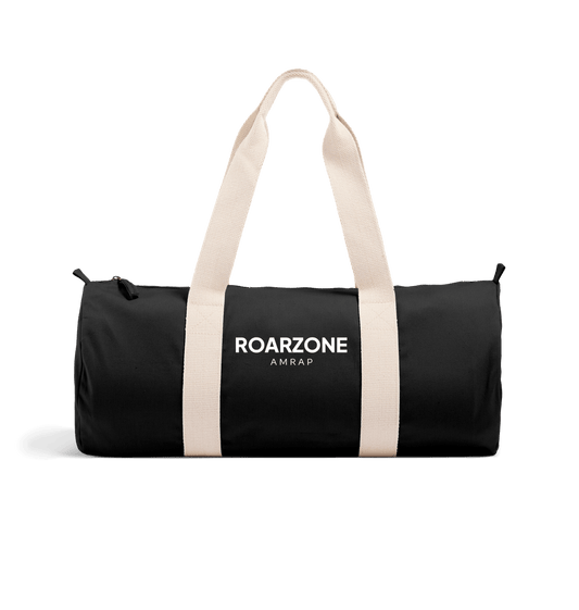 Black Organic Duffle Bag AMRAP Edition