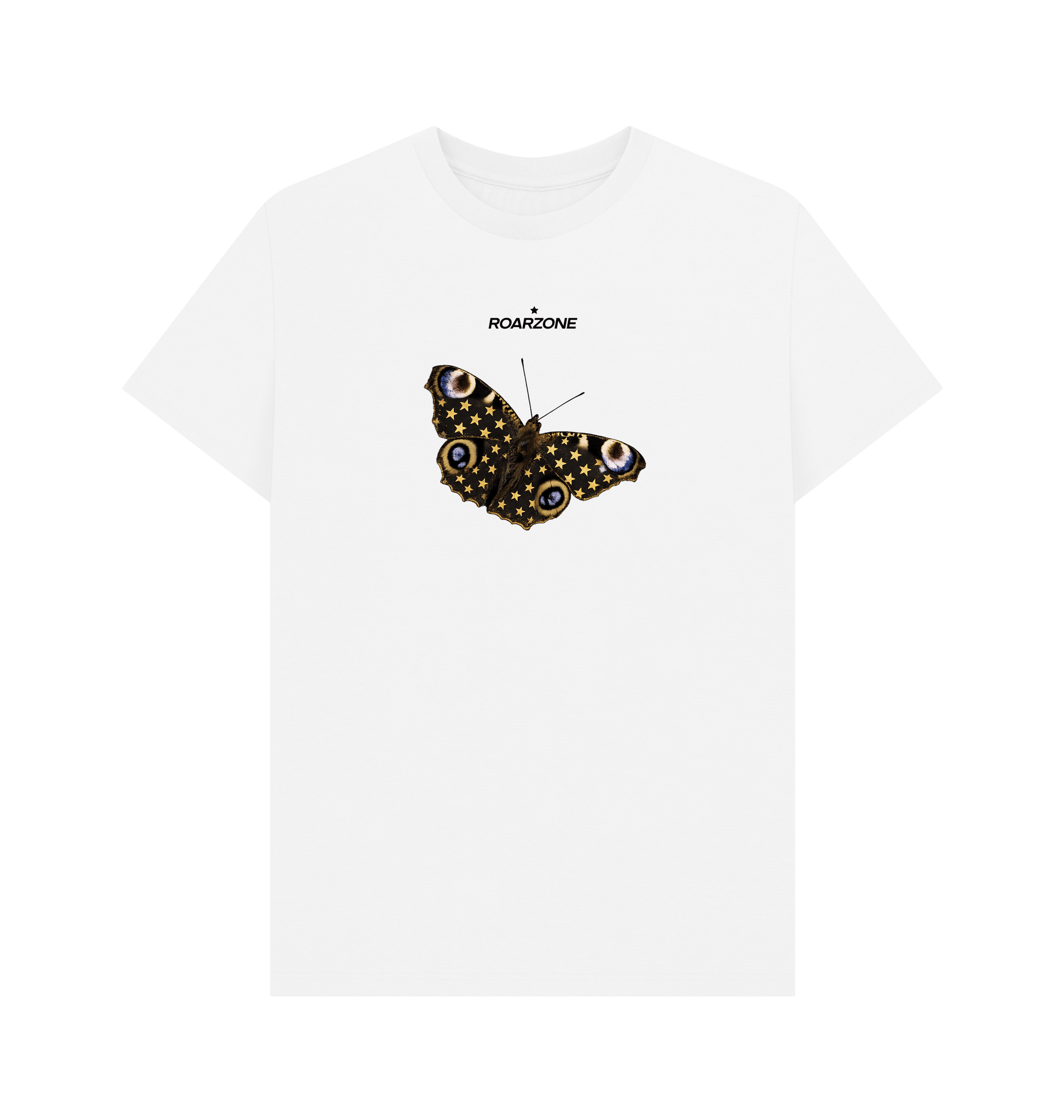 White Printed T-shirt Front