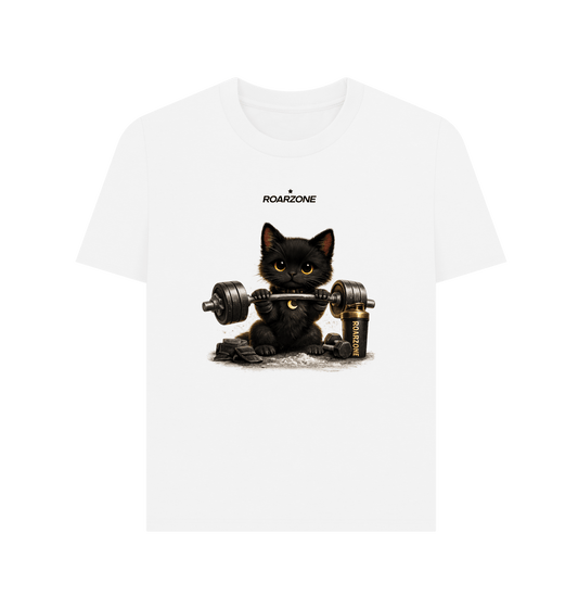 White Printed T-shirt Front
