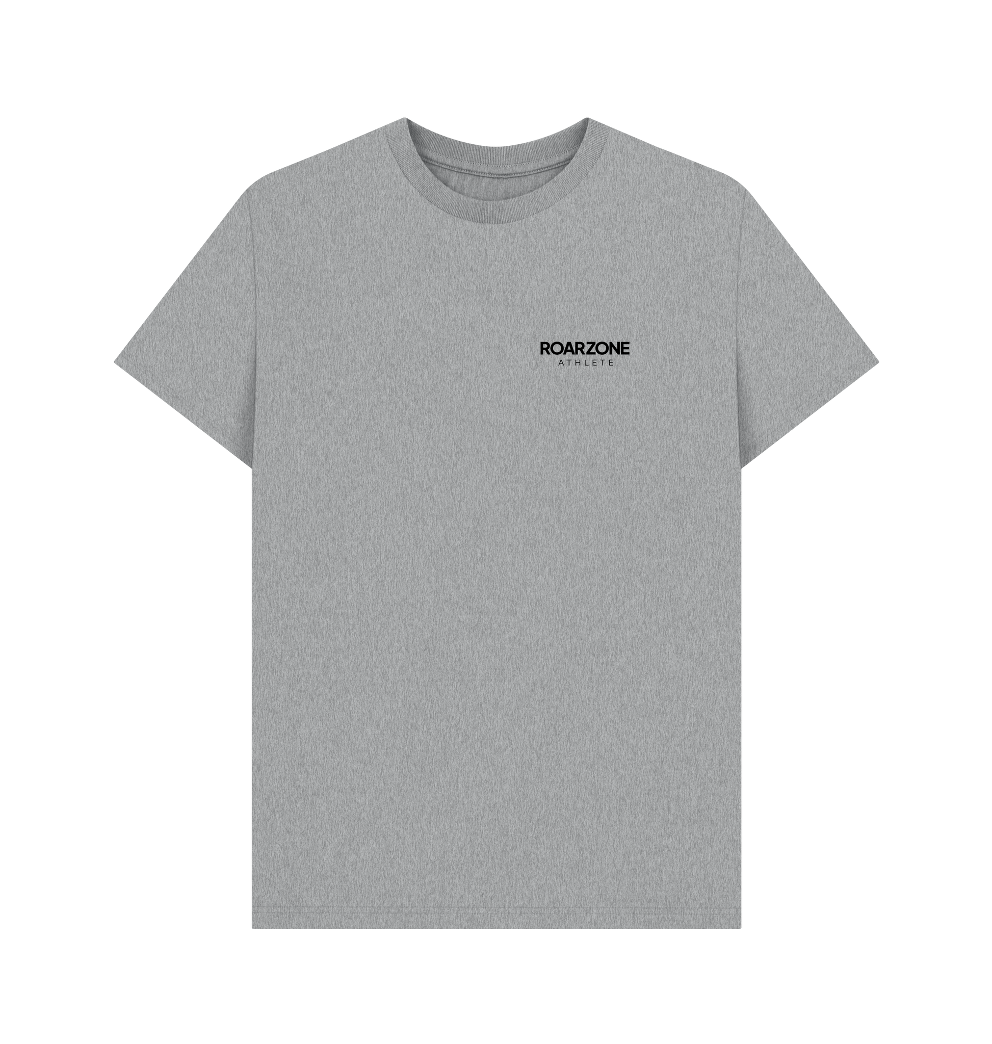 Athletic Grey Printed T-shirt Front